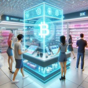 holographic presentation of beauty products